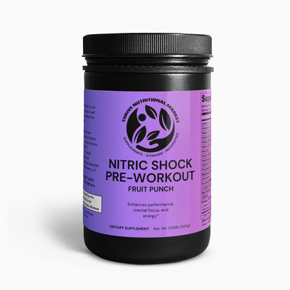 Nitric Shock Pre-Workout Powder (Fruit Punch)