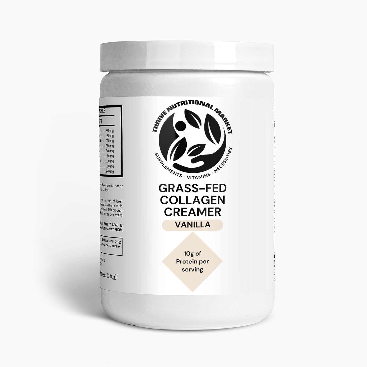 Grass-Fed Collagen Creamer (Vanilla)