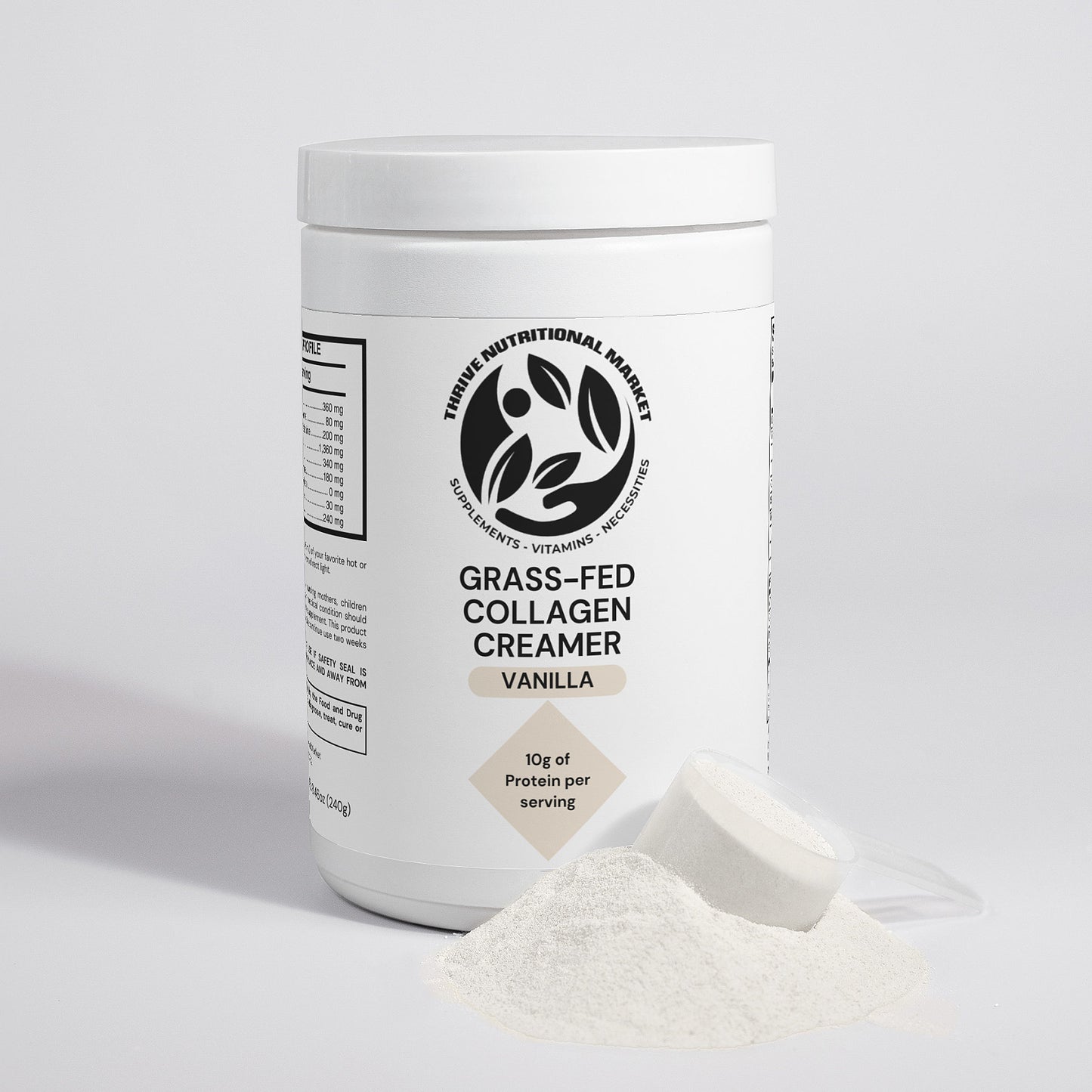 Grass-Fed Collagen Creamer (Vanilla)